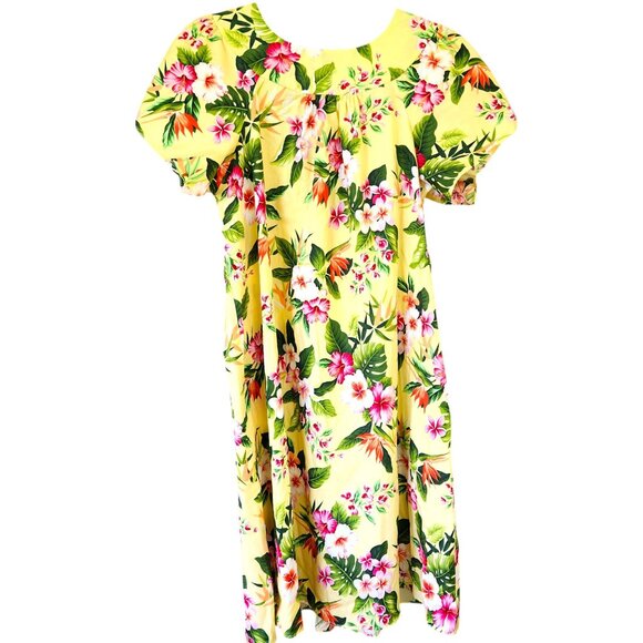 Authentic Hawaiian Hibiscus Dress Miu Miu Made in Hawaii Size Small NEW w/Tag - Picture 9 of 12